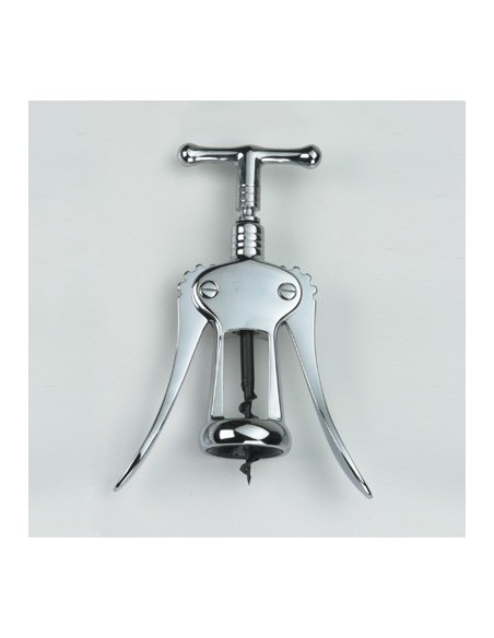 Chromium-plated double lever corkscrew