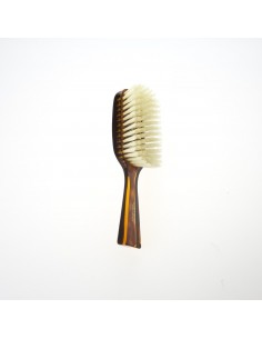 Spazzola per Capelli Con Manico Setola Bianca Tartarugata 2