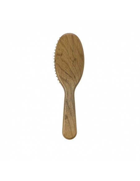 Spazzola per Capelli Pneumatica Ovale Grande in Legno Pichi Carpino