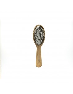 Spazzola per Capelli Pneumatica Ovale Grande Legno Ciuffo... 2