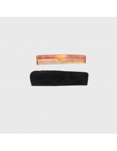 Pettine Seghettato Rado/Fitto Tartarugato con Bustina