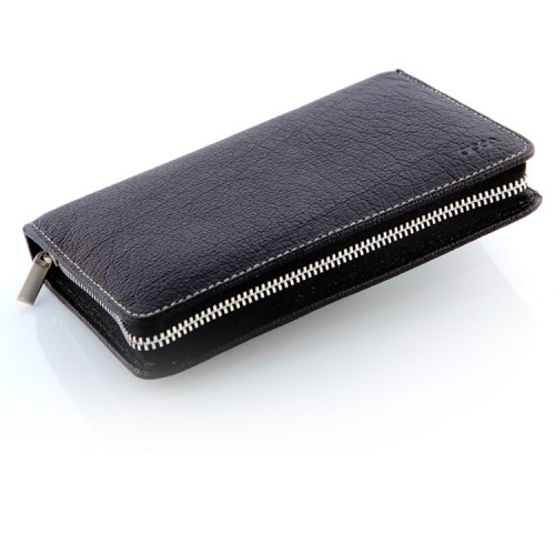 Set da Manicure in Pelle Nera 7 pz