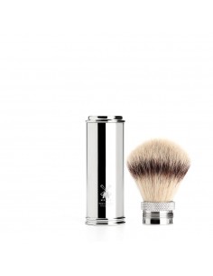 Pennello da Barba Viaggio Chrome SilverTip Fibre 2
