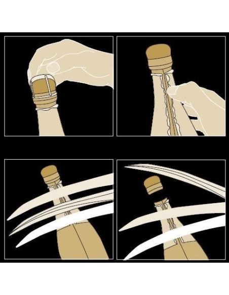 Sciabola per Champagne Le Bollicine