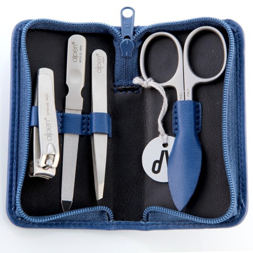 Set Manicure Collection in Pelle Blu