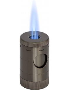 Accendino da Tavolo Volta Quad Jet Flame Gun Metale