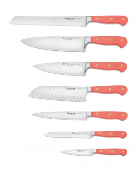 Wusthof Classic Blocco con 7 coltelli Color Pesca