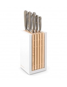 Wusthof Classic Blocco con 7 coltelli Color Ostrica