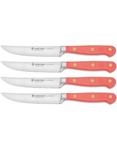 Set Coltelli da Bistecca Wusthof Classic Coral Peach