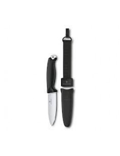 Coltello Lama Fissa Venture Nero