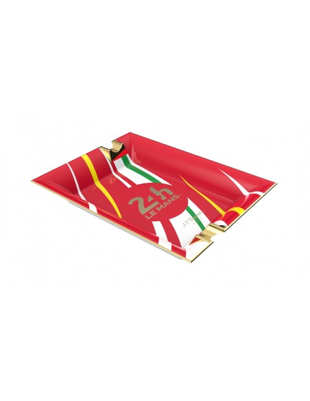 Posacenere in Porcellana 24H Le Mans Limited Edition Rosso/Dorato