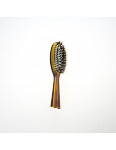 Spazzola Pneumatica Ovale Piccola Cinghiale e Nylon