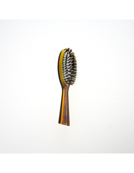Spazzola Pneumatica Ovale Piccola Cinghiale e Nylon