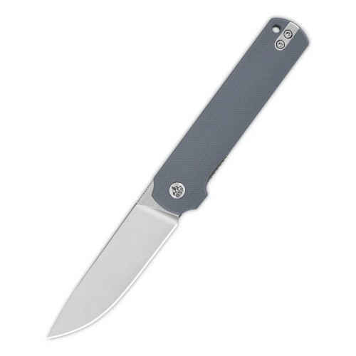 QSP Lark Pocket knife 14C28N blade G10 handle Gray