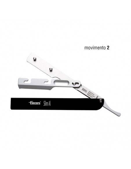 Rasoio Focus slim Lamette Intercambiabili AL R28-3 Blu