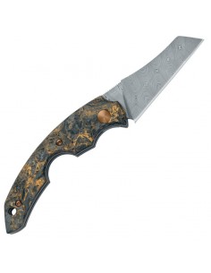 Coltello Chiudibile Damasco Fox Virtus Carbonio Taglia...