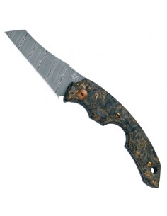 Coltello Chiudibile Damasco Fox Virtus Carbonio Taglia... 2