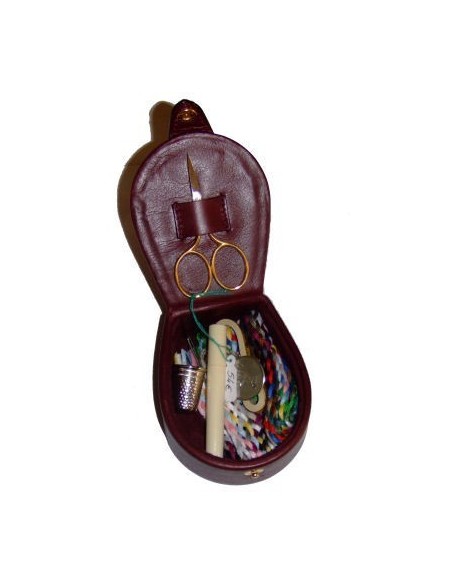 Set per cucire bordeaux piccolo