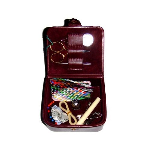 Set per cucire bordeaux grande