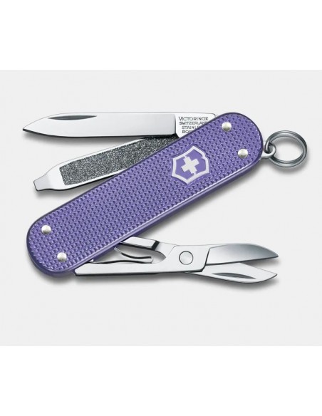 Coltello Multiuso Classic SD Alox Electric Lavander