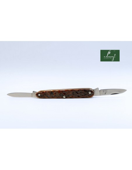 Coltello Multiuso Lorenzi con Guancette in Osso di Cavallo