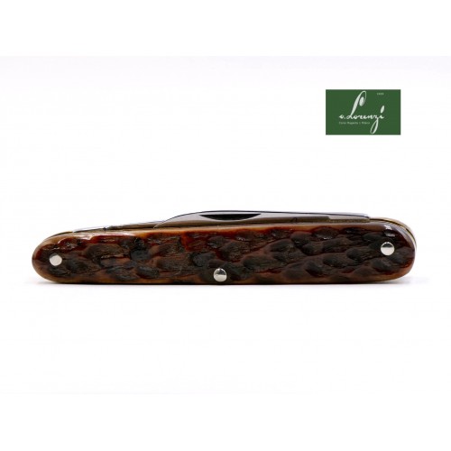 Coltello Multiuso con Guancette in Cervo Lorenzi