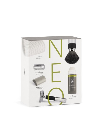 Set da Barba NEO Muhle Pennello e Rasoio