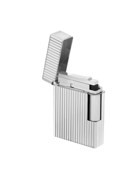 S.T. Dupont Ligne 1 Guilloche Silver Lighter