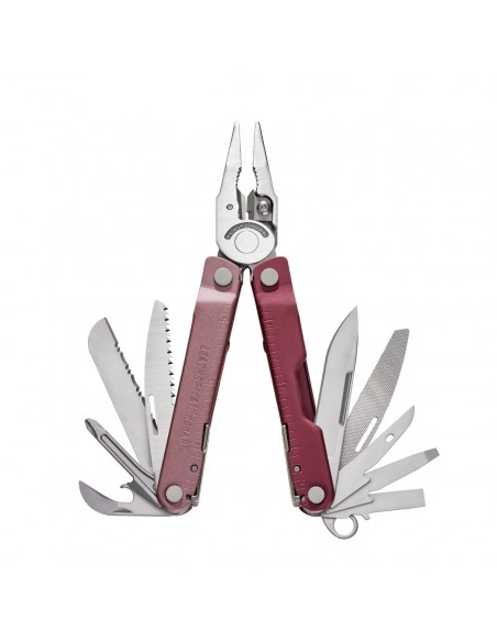 Pinza Multiuso Leatherman Rebar Heathered Cranberry