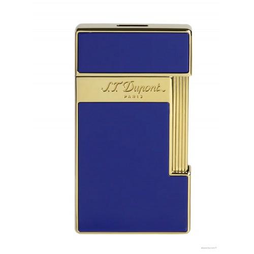 S.T. Dupont Slimmy Accendino Laccato blu e dorato