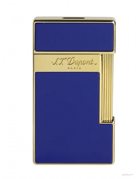 S.T. Dupont Slimmy Accendino Laccato blu e dorato