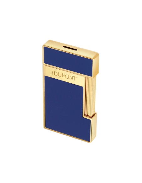S.T. Dupont Slimmy Accendino Laccato blu e dorato