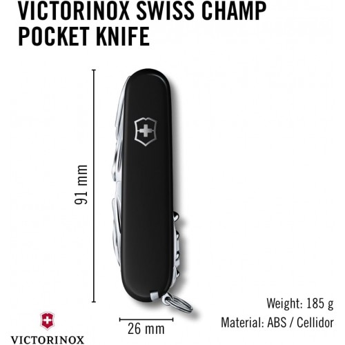Multiuso Swiss Champ Nero