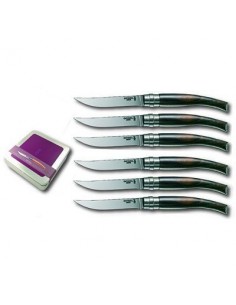 Set coltelli da tavola con manico in ebano 2