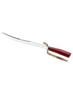 Sabre a champagne manico rosso