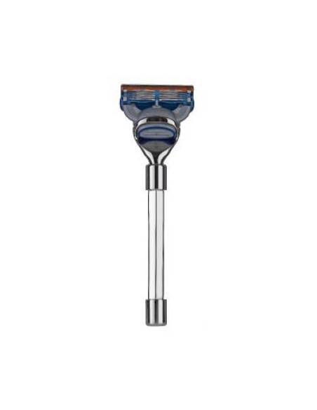 Rasoio gilette fusion 113FN esagonale in ottone lucido