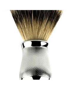 Pennello da barba con manico in acciaio modello Chatsworth Barley 2