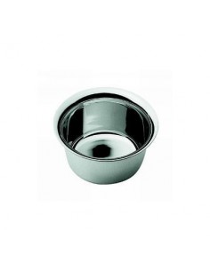Ciotola per sapone da barba inox