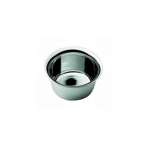 Ciotola per sapone da barba inox