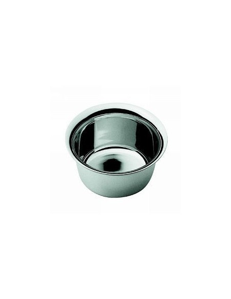 Ciotola per sapone da barba inox