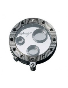 Round Cutter cromato nero e vetro zaffiro 2