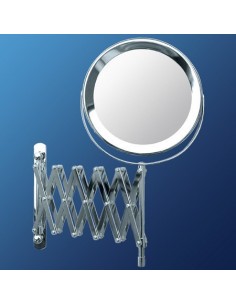 Bifacial magnifying mirror to be fixed to the wall cod 3047