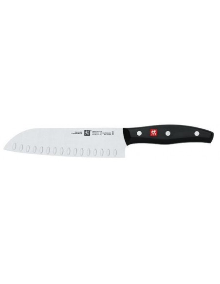 Santoku knife with hollow edge Twin Pollux 30749-181