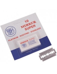 Merkur Replacement Platinum Razor Blades x 10