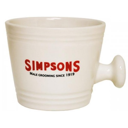 Simpsons Large Ceramic Shaving Mug