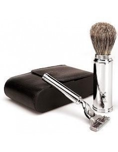 Set Barba da Viaggio Pennello e Rasoio Mach3 RT8
