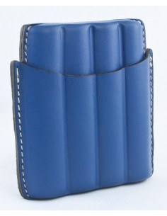 Astuccio Scanalato per 4 Toscanelli in Cuoio  2