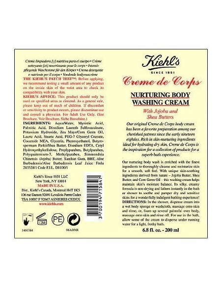 Creme de Corps Nurturing Body Washing Cream 200ml