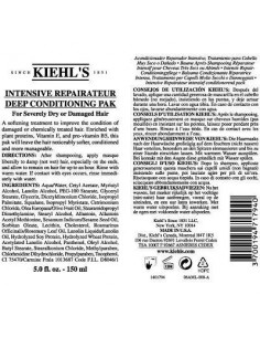 Intensive repairateur deep conditioning pak 2
