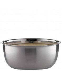 Stainless Steel Bowl matt-finished with PILS Shaving Soap (100g) art. 204